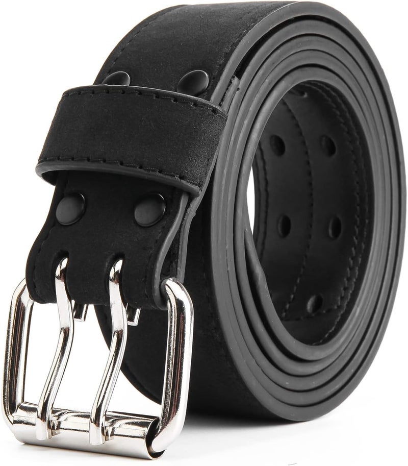 DALAYEA Big & Tall Belt for Mens 56"-80" Genuine Leather Belt Reinforced Strap Extra Long Belts for Casual Work Jean - Image 2